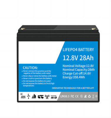 तीन पहियों वाले वाहन के लिए धमाकारोधी NCM लिथियम आयन बैटरी 12.8V 28AH