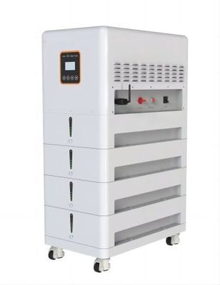 घर के लिए रैक माउंट LFP यूपीएस लिथियम बैटरी तीन चरण 20.48KWH