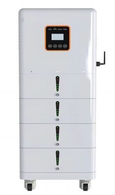 घर के लिए रैक माउंट LFP यूपीएस लिथियम बैटरी तीन चरण 20.48KWH