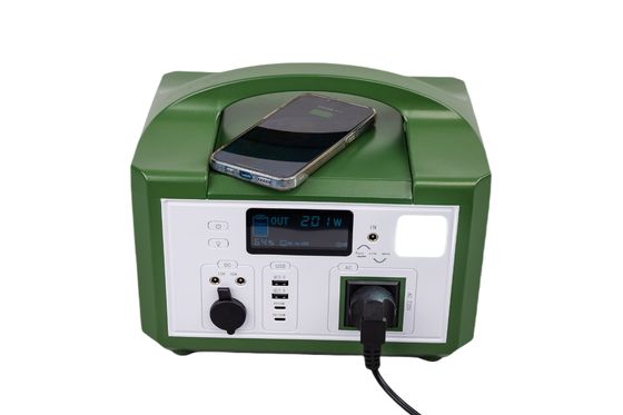त्वरित चार्ज एमपीपीटी सोलर कोटरोलर 600W पावर ग्रीन प्लास्टिक केस आउटडोर बैकअप सिस्टम के लिए सोलर जनरेटर