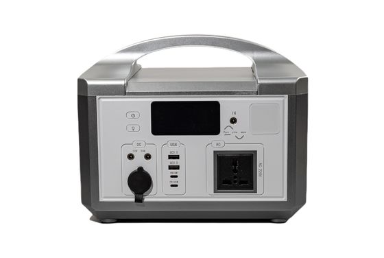IP65 पोर्टेबल पावर सप्लाई LifePO4 600WH बैटरी आउटपुट पावर 1200W तक सौर ऊर्जा जनरेटर कैंपिंग / घरेलू उपयोग के लिए