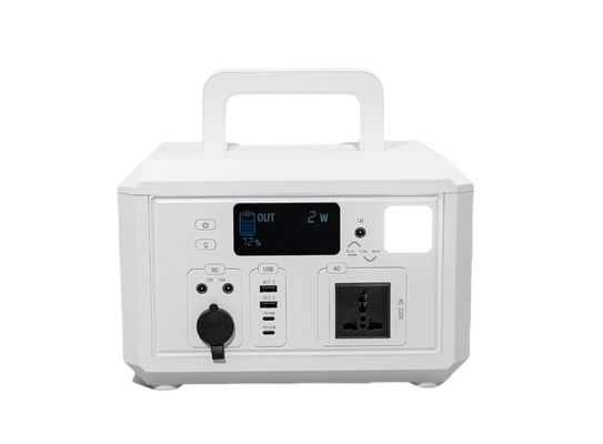 आर्क प्रतिस्थापन रिचार्ज 576WH LifePO4 बैटरी कैम्पिंग पावर स्टेशन फायरप्रूफ सामग्री बैटरी पैक के साथ