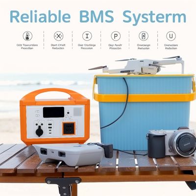वाटरप्रूफ IP51 600W AC 12V MPPT सोलर कंट्रोलर पोर्टेबल सोलर पावर स्टेशन