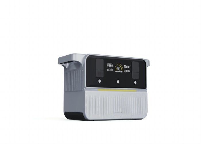 IP65 LifeP04 मोबाइल आउटडोर पोर्टेबल पावर स्टेशन 220V 50HZ सौर पैनल के साथ