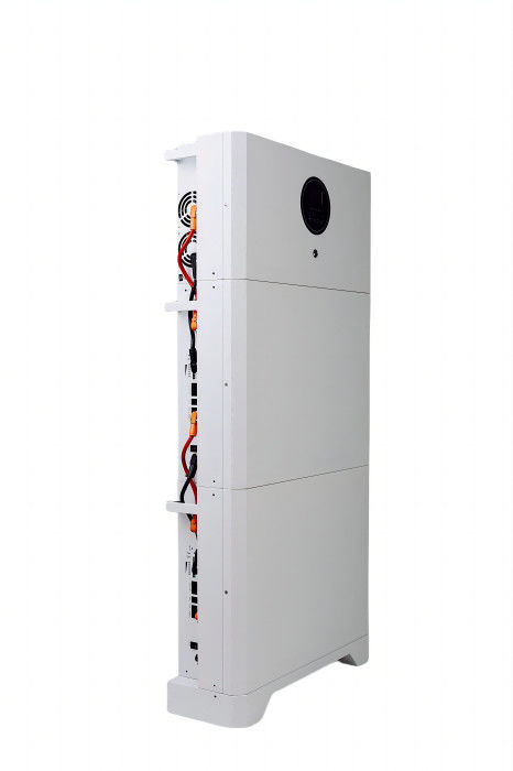 IP65 क्विक प्लग 51.2V 100A ऑल इन वन ईएसएस सौर आवासीय बैटरी भंडारण प्रणाली सौर पैनल प्रणाली के लिए बीएमएस में निर्मित