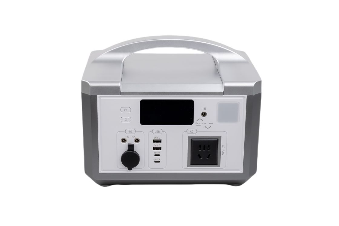 220V 50HZ DC12 300W AC Swtich QC3.0 ऊर्जा भंडारण प्रणाली के लिए एलईडी प्रकाश के साथ पोर्टेबल सौर ऊर्जा बैंक
