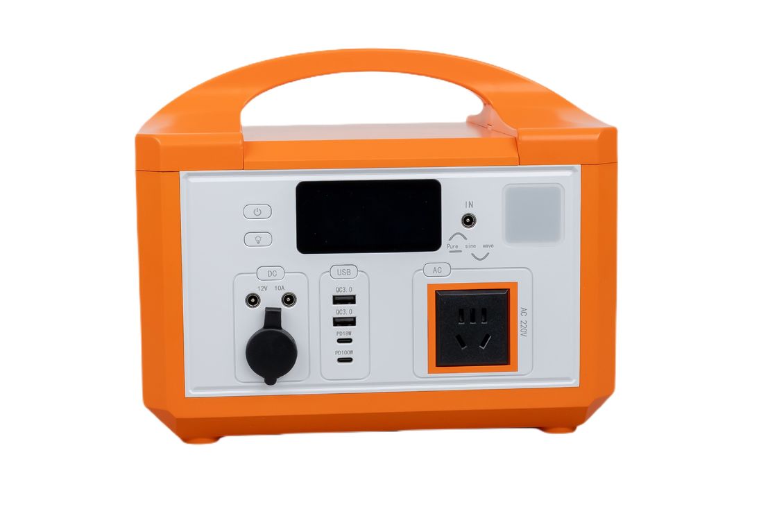 600W AC आउटलेट रिचार्ज लिथियम आयरन फॉस्फेट बैटरी के साथ अग्निरोधक बैटरी पैक बैकअप पावर स्टेशन ड्रोन आपूर्ति के लिए